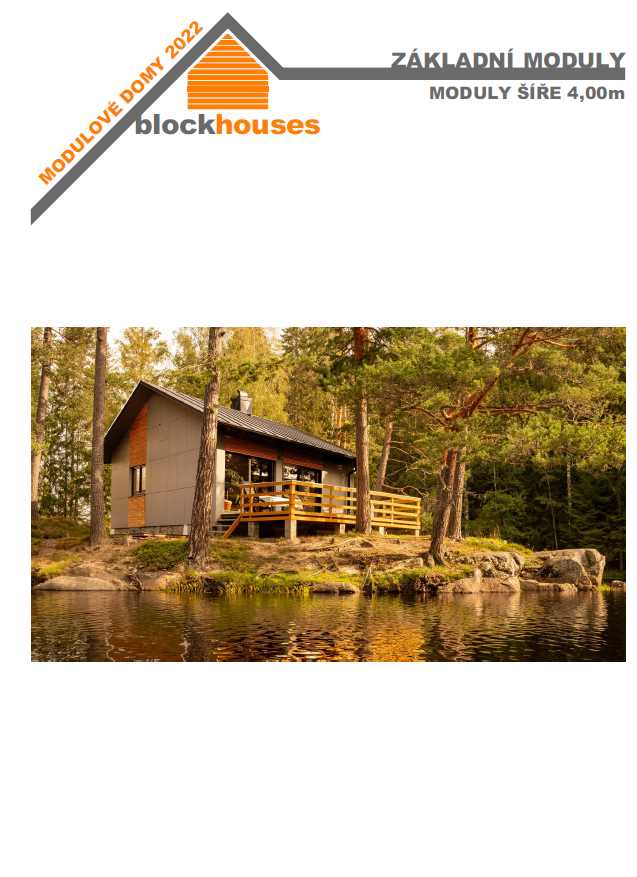 Katalog modulovych domu Blockhouses